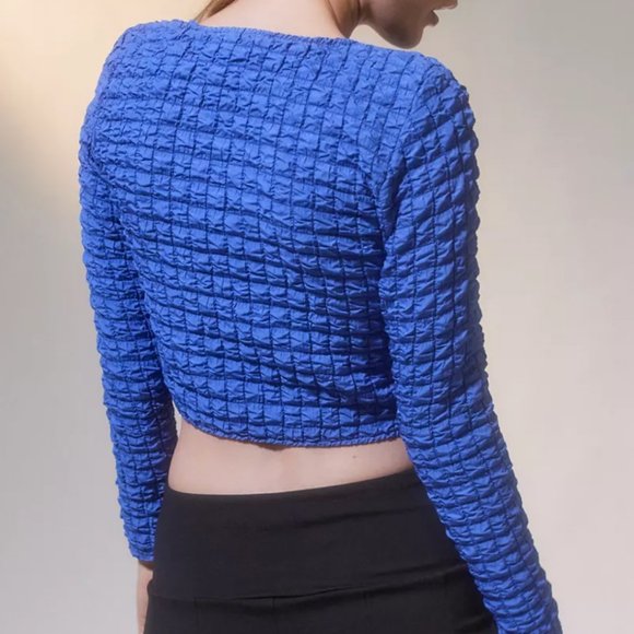 Urban Outfitters NWOT Bubble Tie Top‎ - Picture 3 of 8